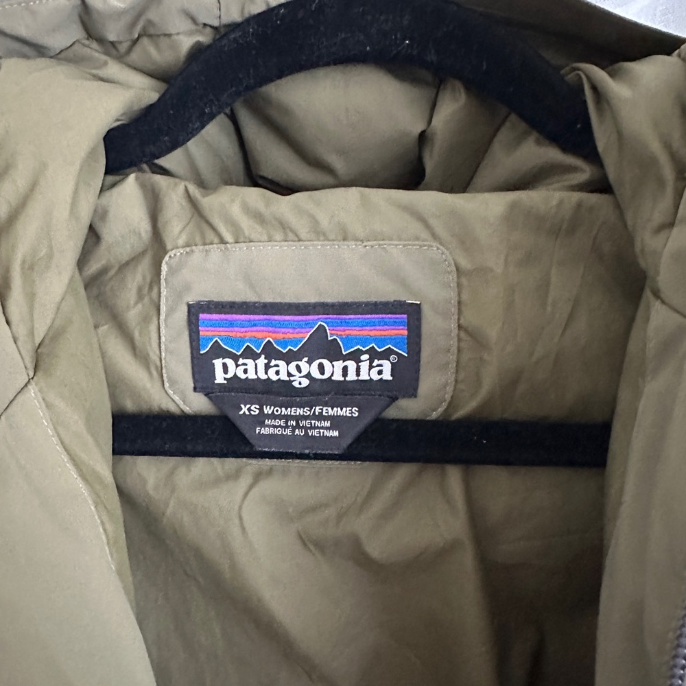 Patagonia Green Hooded Puffer - Jackson Glacier Parka - Picture 4 of 5